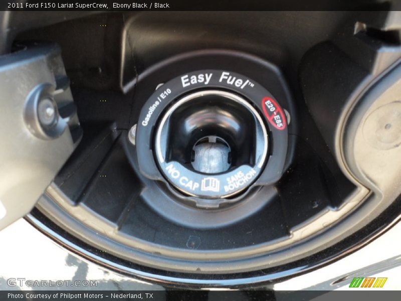 Ebony Black / Black 2011 Ford F150 Lariat SuperCrew