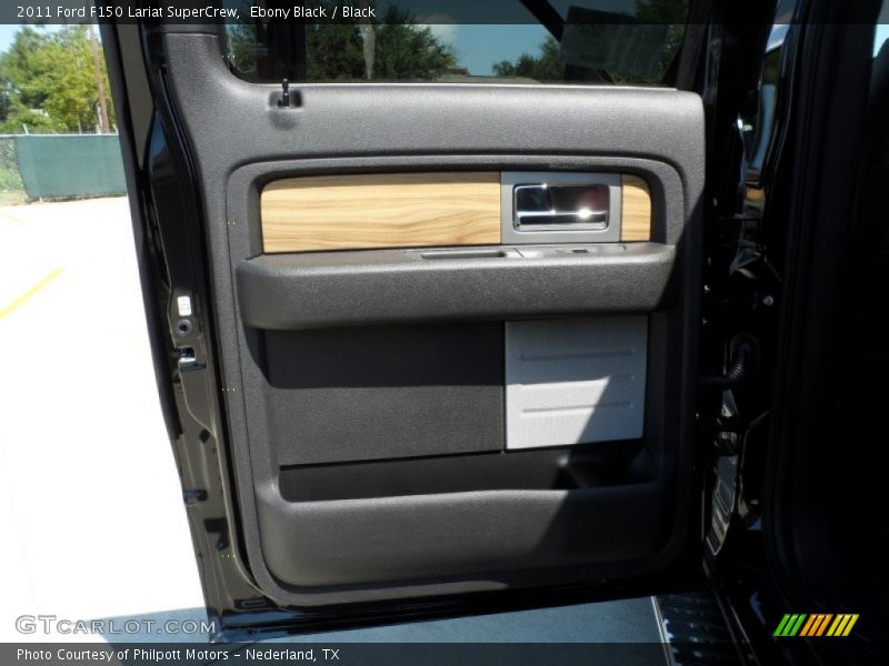 Ebony Black / Black 2011 Ford F150 Lariat SuperCrew