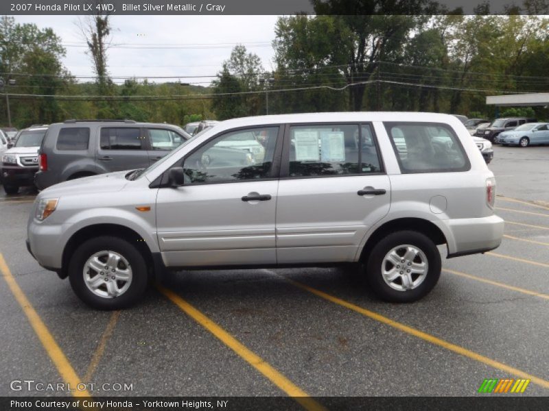 Billet Silver Metallic / Gray 2007 Honda Pilot LX 4WD