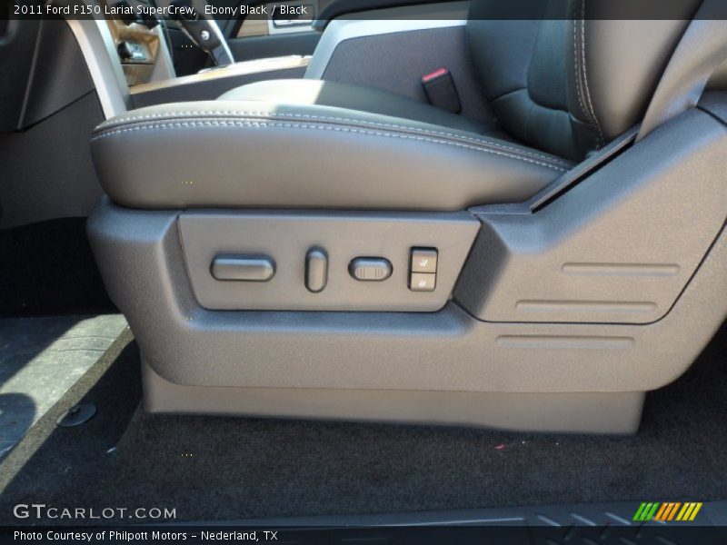 Ebony Black / Black 2011 Ford F150 Lariat SuperCrew