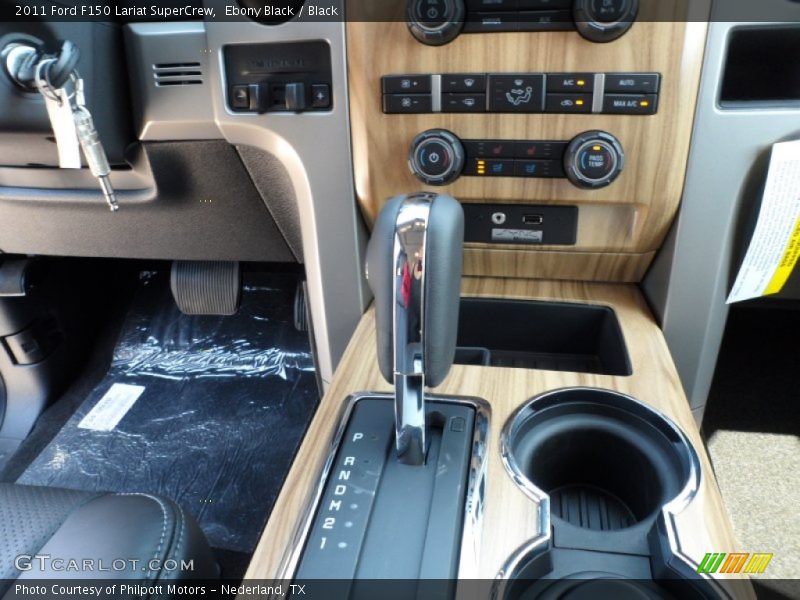 Ebony Black / Black 2011 Ford F150 Lariat SuperCrew