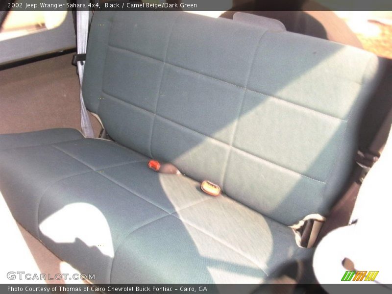 Black / Camel Beige/Dark Green 2002 Jeep Wrangler Sahara 4x4