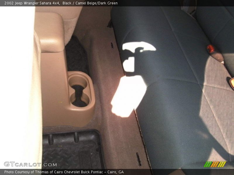 Black / Camel Beige/Dark Green 2002 Jeep Wrangler Sahara 4x4