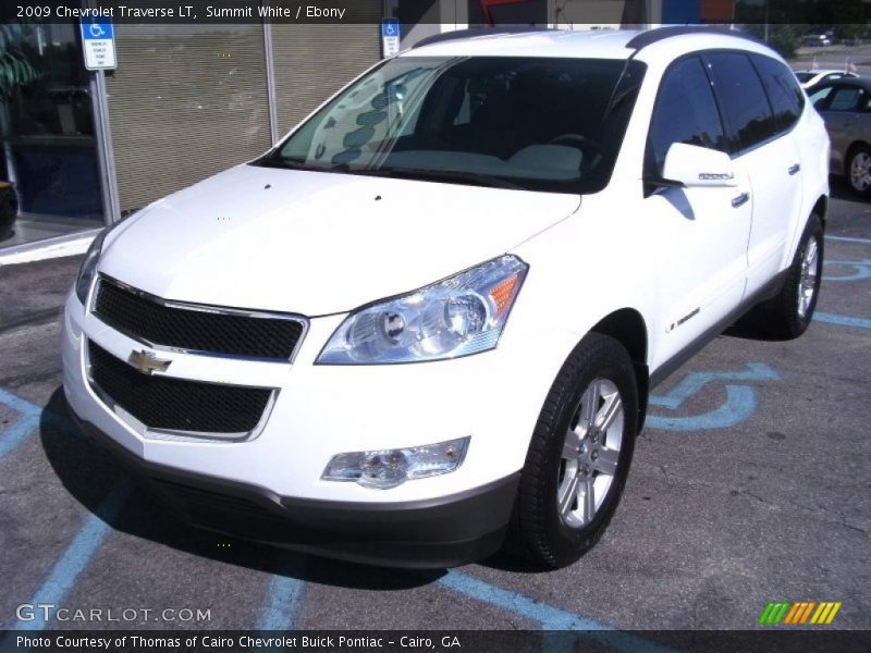 Summit White / Ebony 2009 Chevrolet Traverse LT