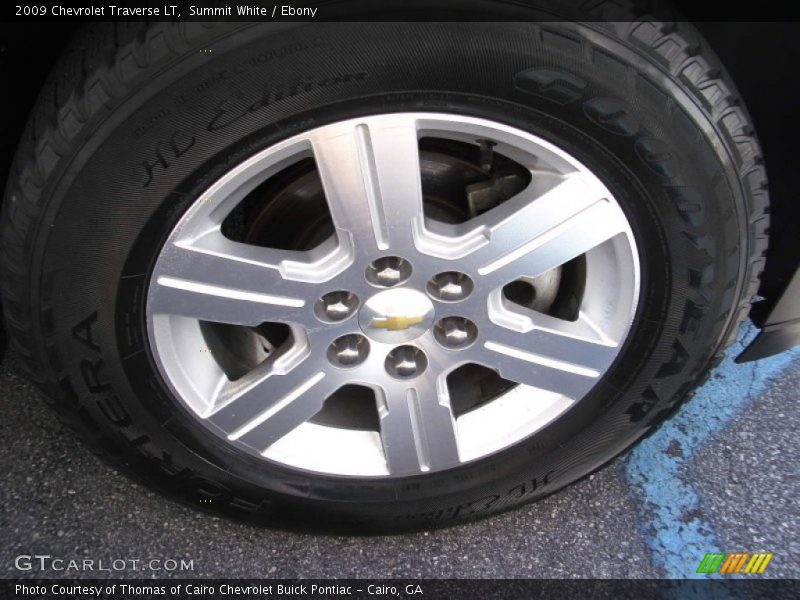 Summit White / Ebony 2009 Chevrolet Traverse LT