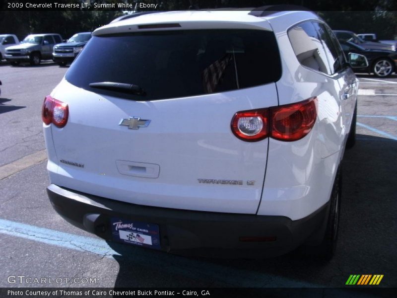 Summit White / Ebony 2009 Chevrolet Traverse LT