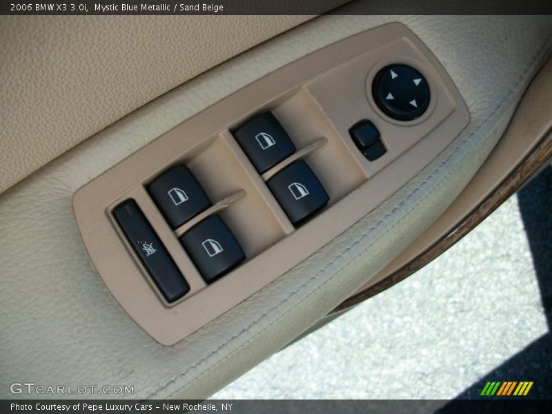 Mystic Blue Metallic / Sand Beige 2006 BMW X3 3.0i