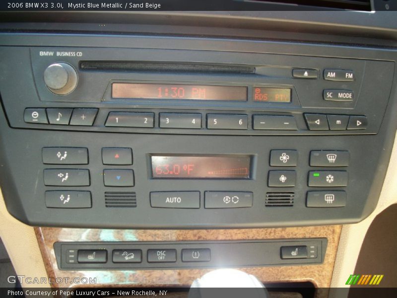 Mystic Blue Metallic / Sand Beige 2006 BMW X3 3.0i