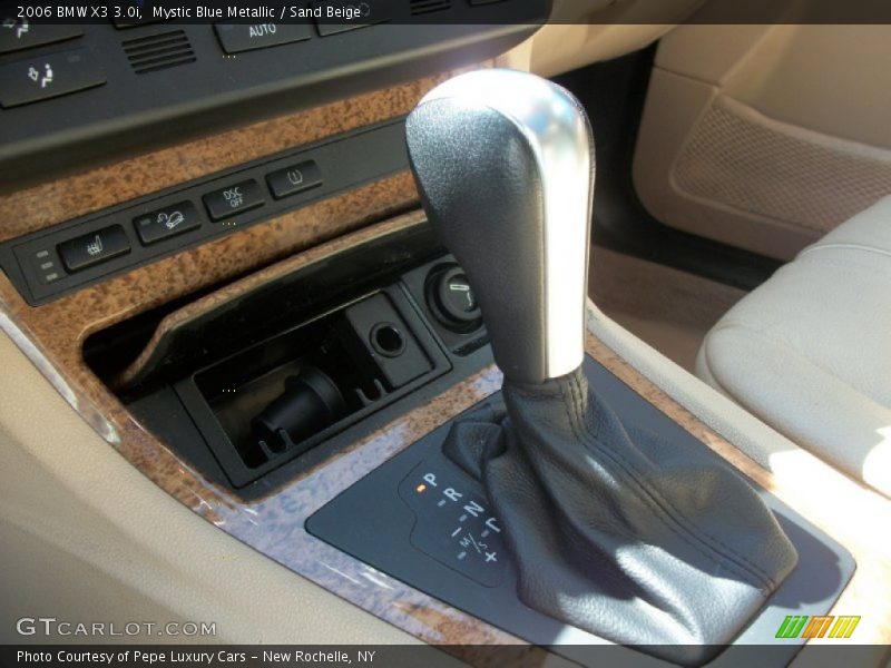 Mystic Blue Metallic / Sand Beige 2006 BMW X3 3.0i