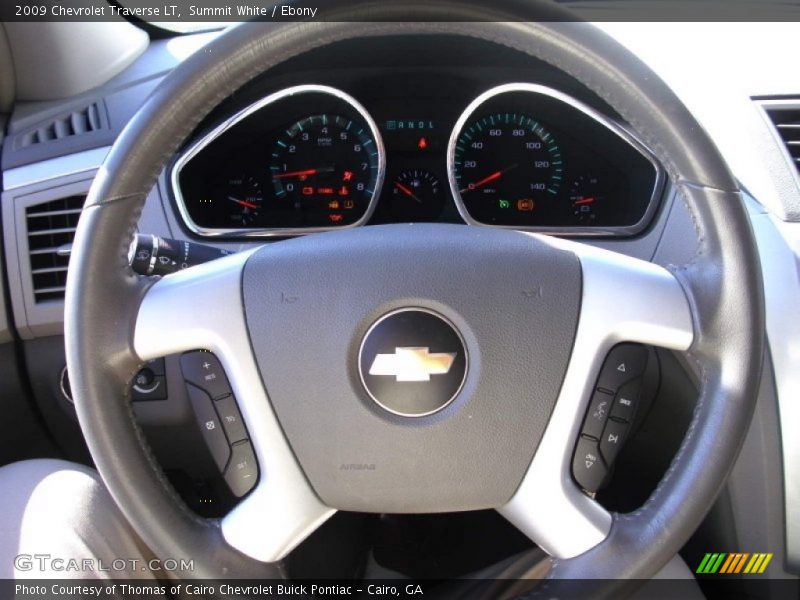 Summit White / Ebony 2009 Chevrolet Traverse LT