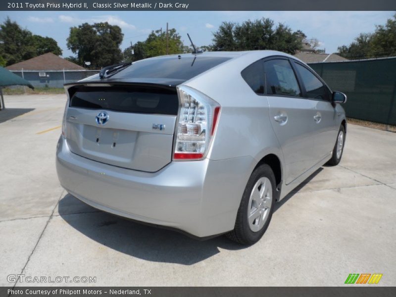 Classic Silver Metallic / Dark Gray 2011 Toyota Prius Hybrid II