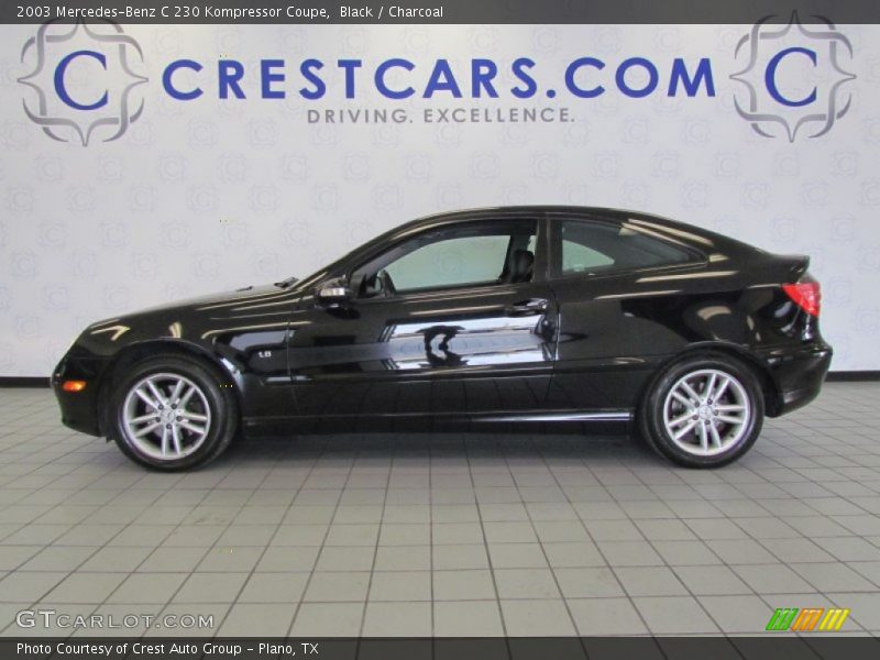 Black / Charcoal 2003 Mercedes-Benz C 230 Kompressor Coupe