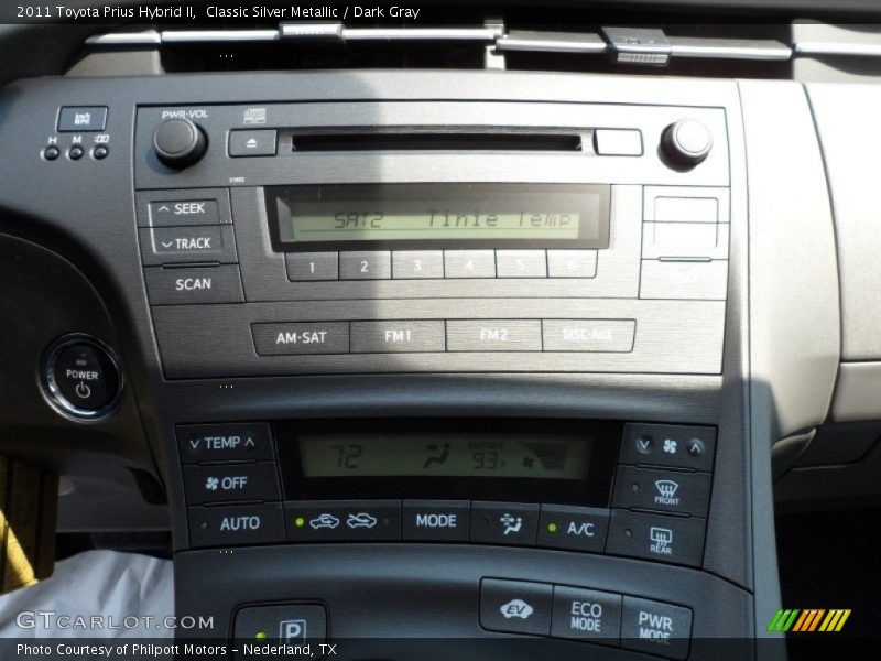 Classic Silver Metallic / Dark Gray 2011 Toyota Prius Hybrid II
