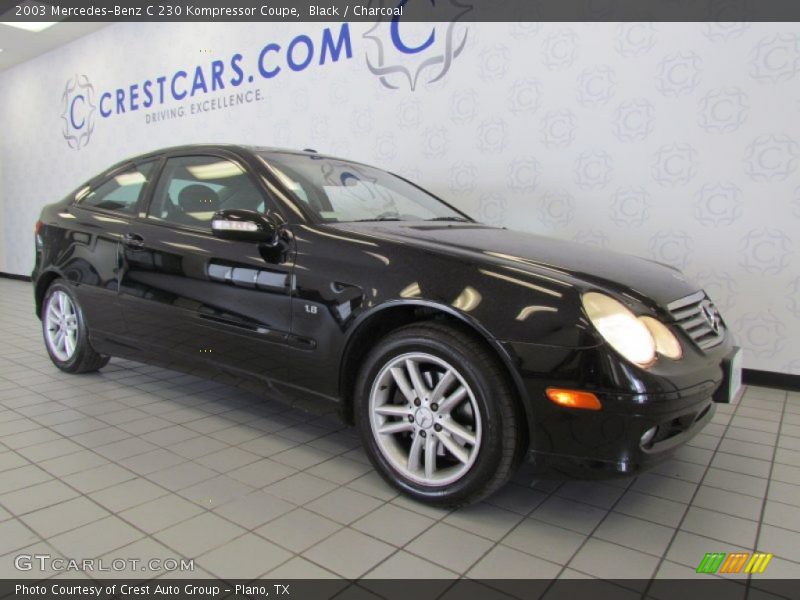 Black / Charcoal 2003 Mercedes-Benz C 230 Kompressor Coupe