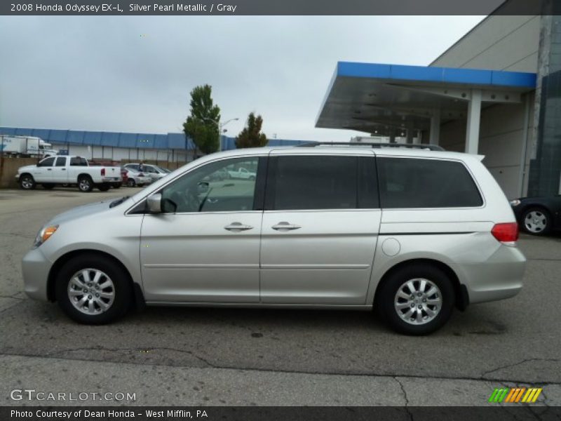 Silver Pearl Metallic / Gray 2008 Honda Odyssey EX-L