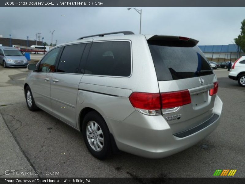 Silver Pearl Metallic / Gray 2008 Honda Odyssey EX-L