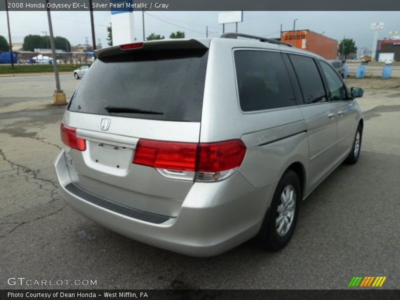 Silver Pearl Metallic / Gray 2008 Honda Odyssey EX-L
