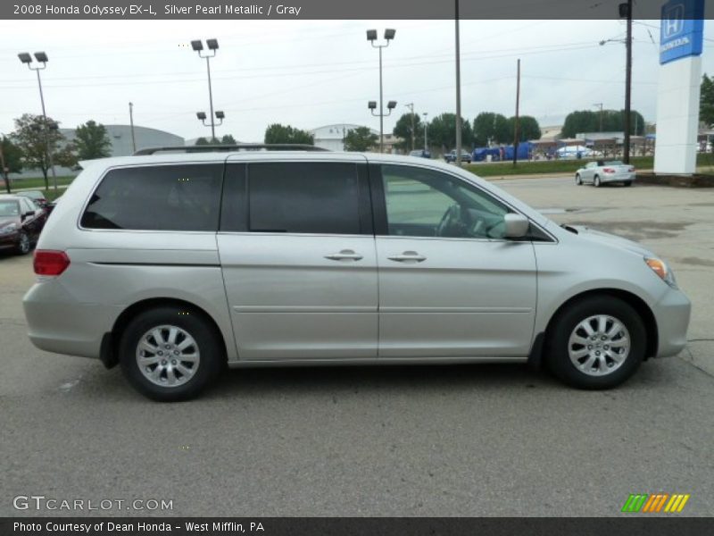 Silver Pearl Metallic / Gray 2008 Honda Odyssey EX-L