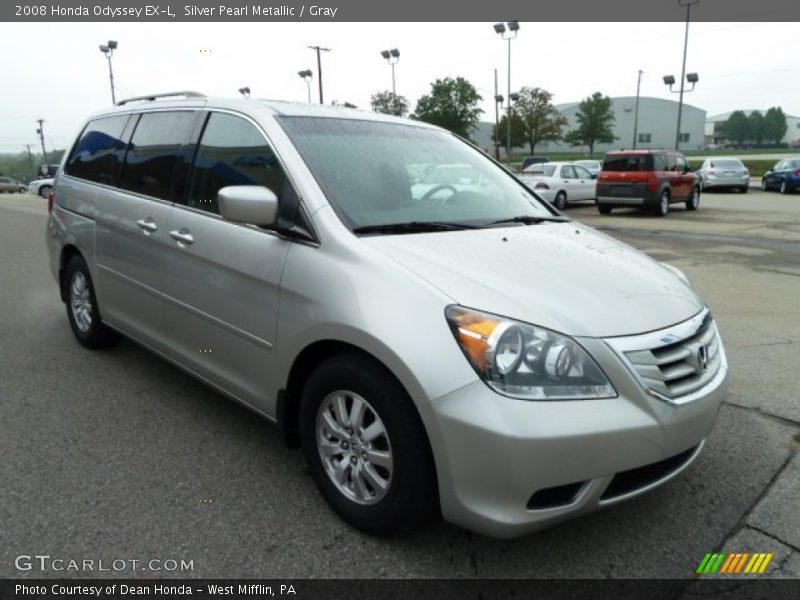 Silver Pearl Metallic / Gray 2008 Honda Odyssey EX-L