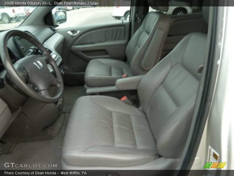 Silver Pearl Metallic / Gray 2008 Honda Odyssey EX-L