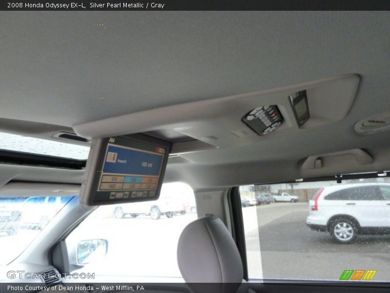 Silver Pearl Metallic / Gray 2008 Honda Odyssey EX-L