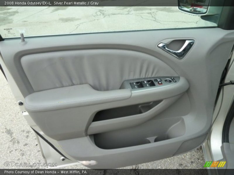 Silver Pearl Metallic / Gray 2008 Honda Odyssey EX-L