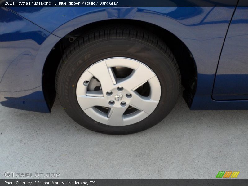 Blue Ribbon Metallic / Dark Gray 2011 Toyota Prius Hybrid III