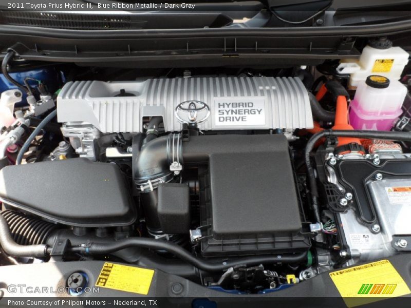 Blue Ribbon Metallic / Dark Gray 2011 Toyota Prius Hybrid III