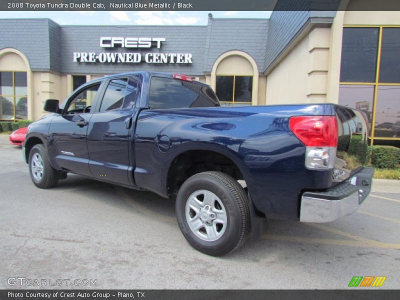Nautical Blue Metallic / Black 2008 Toyota Tundra Double Cab