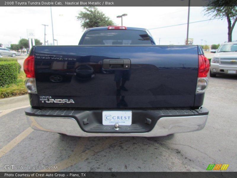 Nautical Blue Metallic / Black 2008 Toyota Tundra Double Cab
