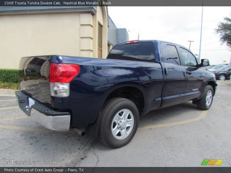 Nautical Blue Metallic / Black 2008 Toyota Tundra Double Cab