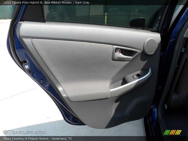 Blue Ribbon Metallic / Dark Gray 2011 Toyota Prius Hybrid III