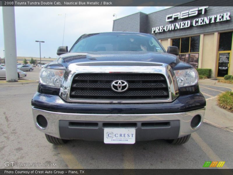 Nautical Blue Metallic / Black 2008 Toyota Tundra Double Cab