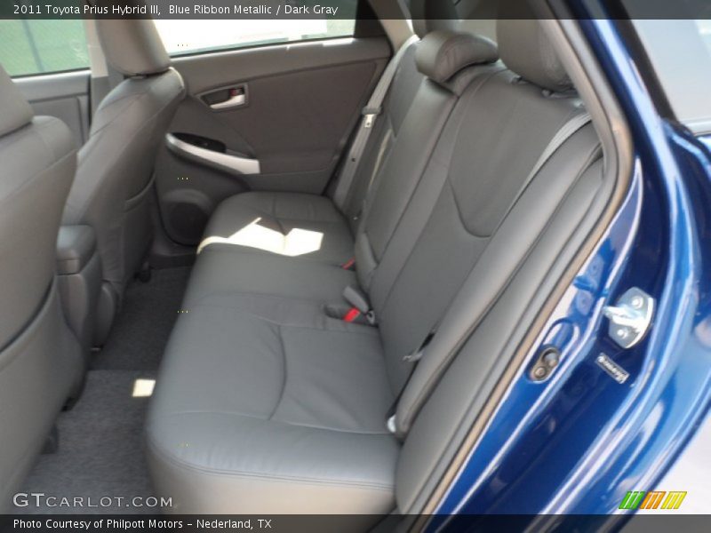 Blue Ribbon Metallic / Dark Gray 2011 Toyota Prius Hybrid III