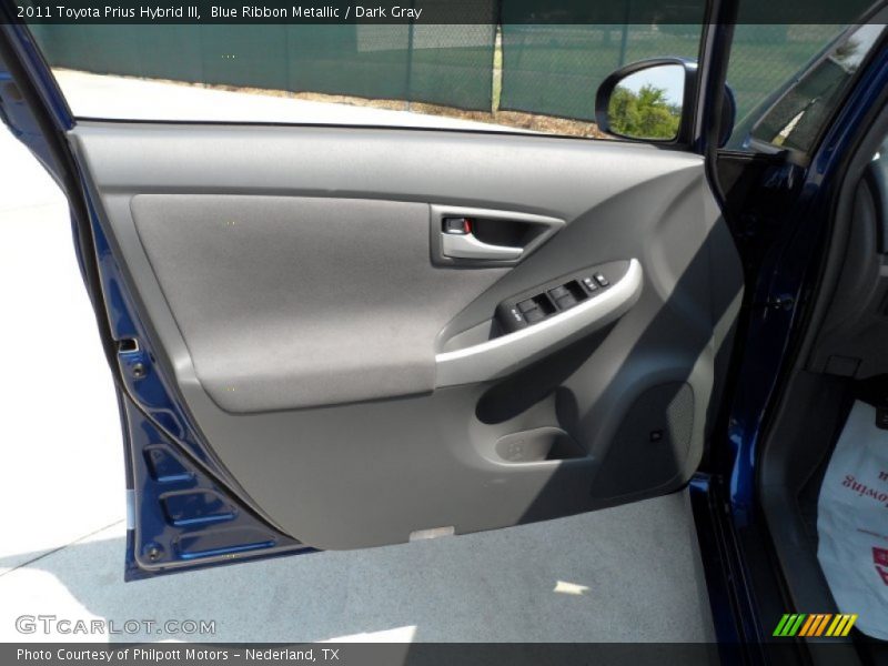 Blue Ribbon Metallic / Dark Gray 2011 Toyota Prius Hybrid III