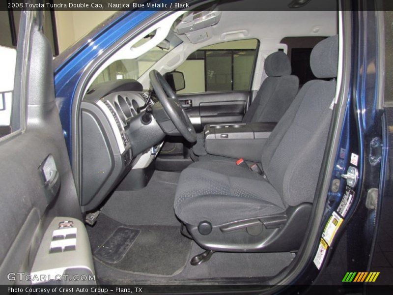 Nautical Blue Metallic / Black 2008 Toyota Tundra Double Cab