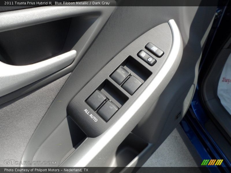 Blue Ribbon Metallic / Dark Gray 2011 Toyota Prius Hybrid III