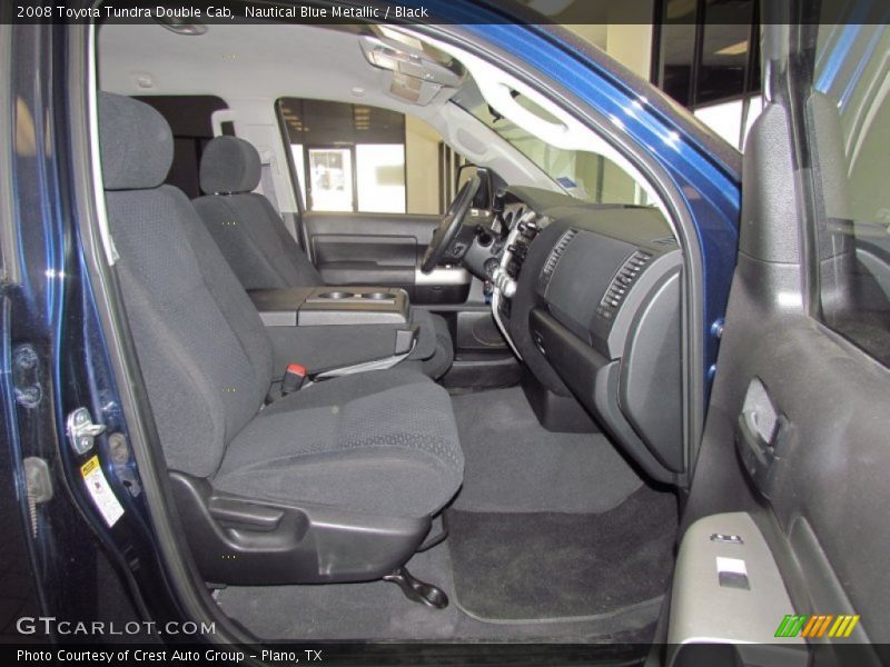 Nautical Blue Metallic / Black 2008 Toyota Tundra Double Cab