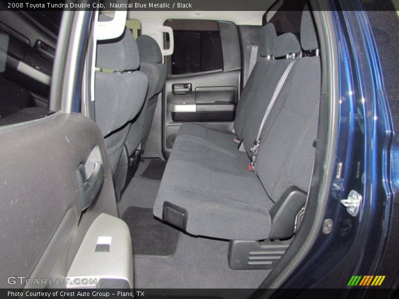 Nautical Blue Metallic / Black 2008 Toyota Tundra Double Cab