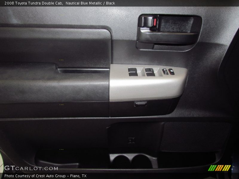 Nautical Blue Metallic / Black 2008 Toyota Tundra Double Cab