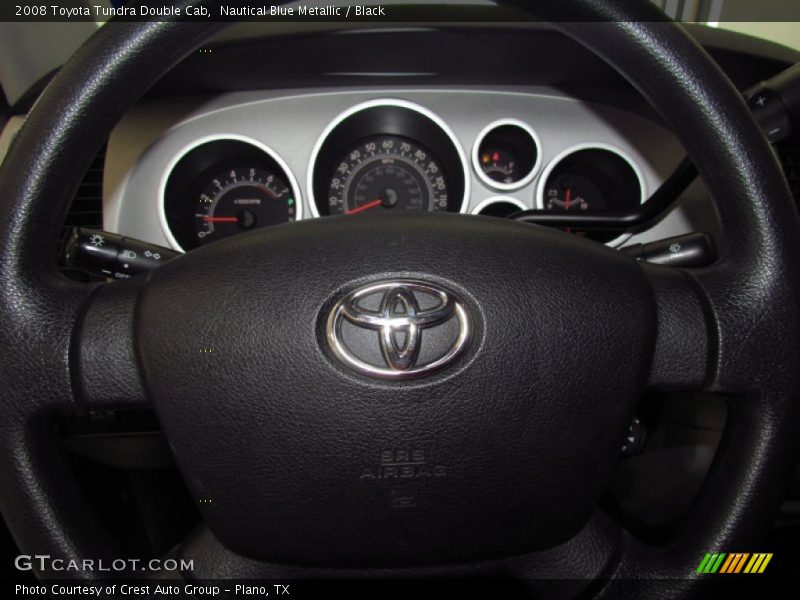 Nautical Blue Metallic / Black 2008 Toyota Tundra Double Cab