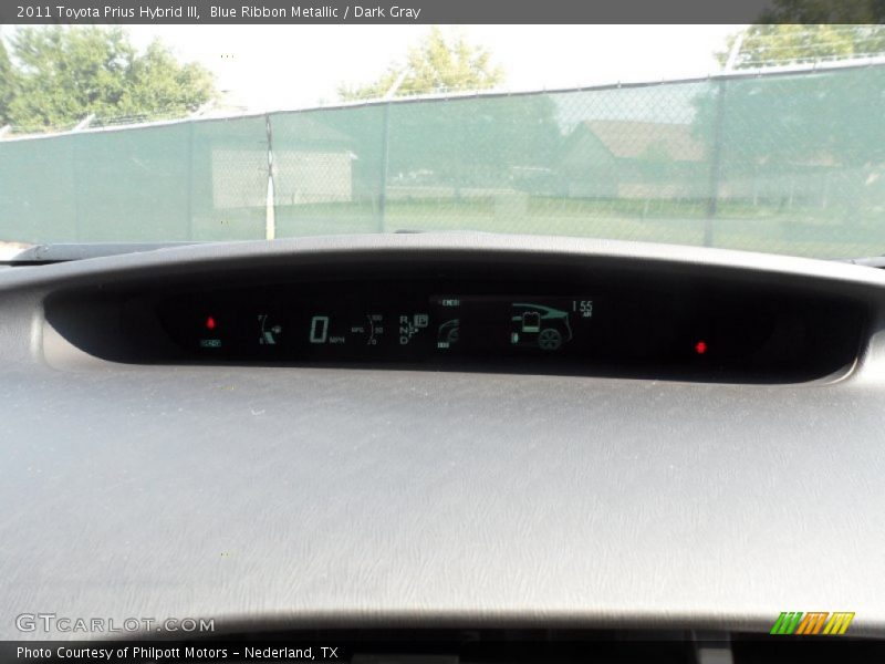 Blue Ribbon Metallic / Dark Gray 2011 Toyota Prius Hybrid III