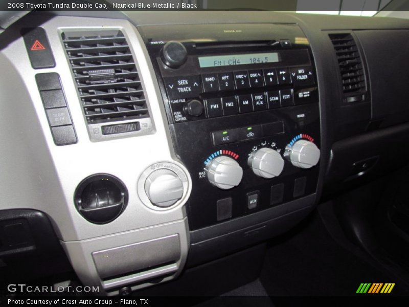 Nautical Blue Metallic / Black 2008 Toyota Tundra Double Cab
