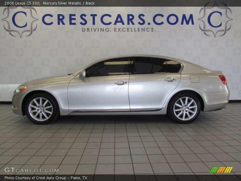 Mercury Silver Metallic / Black 2006 Lexus GS 300