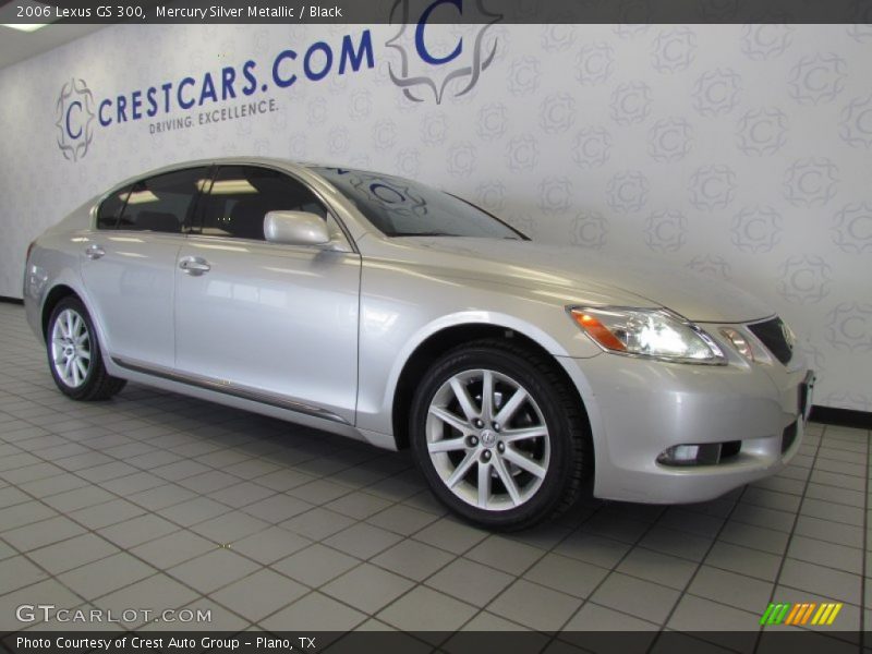 Mercury Silver Metallic / Black 2006 Lexus GS 300