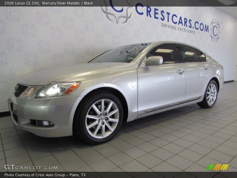 Mercury Silver Metallic / Black 2006 Lexus GS 300