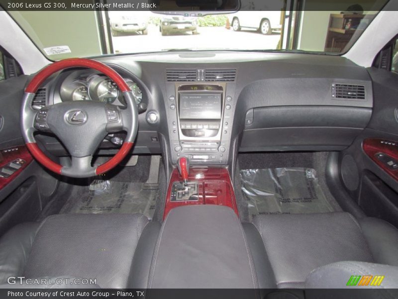 Mercury Silver Metallic / Black 2006 Lexus GS 300