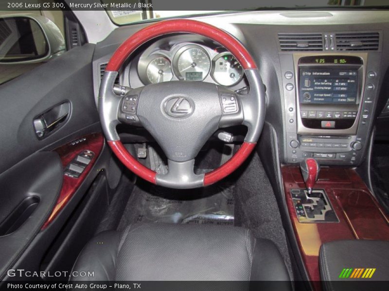 Mercury Silver Metallic / Black 2006 Lexus GS 300