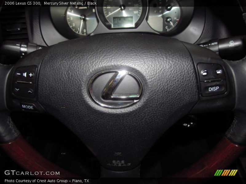 Mercury Silver Metallic / Black 2006 Lexus GS 300
