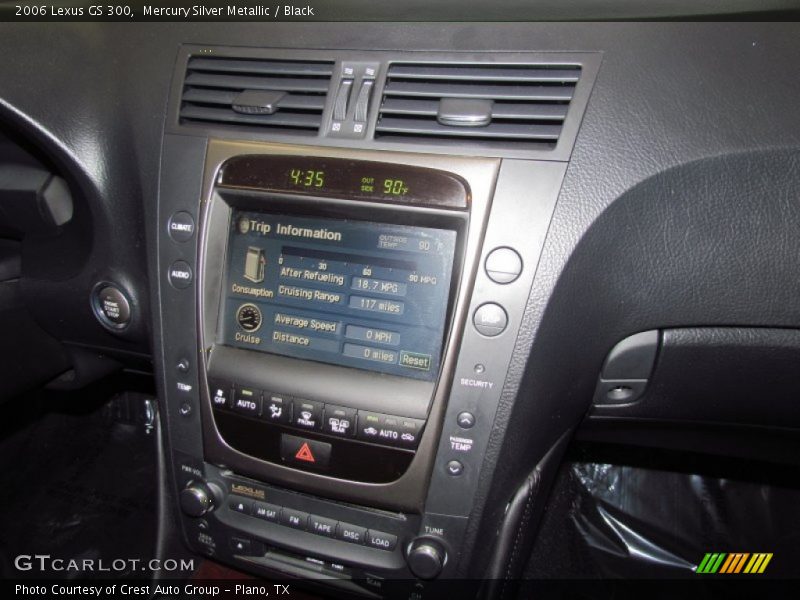 Mercury Silver Metallic / Black 2006 Lexus GS 300